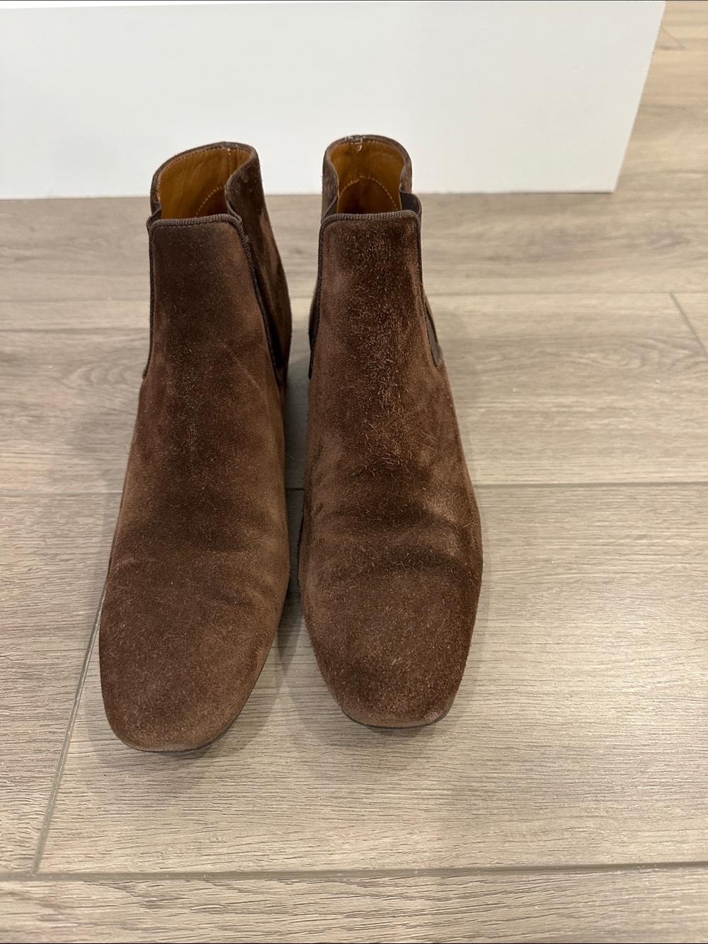 Aquatalia Men's Brown Suede Chukka Boots